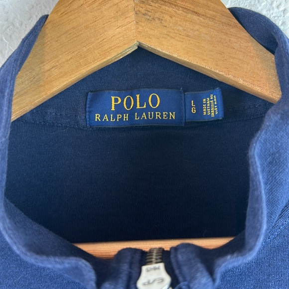 Polo Ralph Lauren quarter zip navy pullover - Picture 2 of 6
